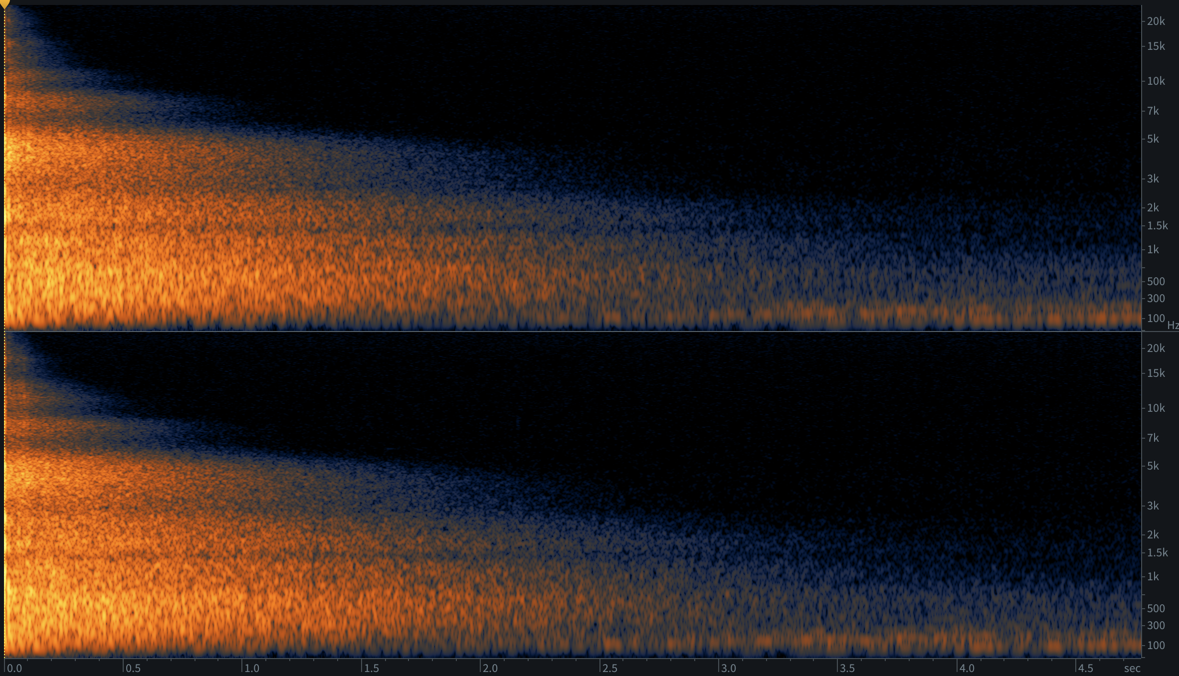 spectrogram before repair